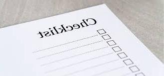 Registration Checklist